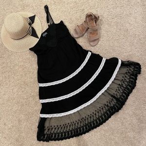 Angie black sundress